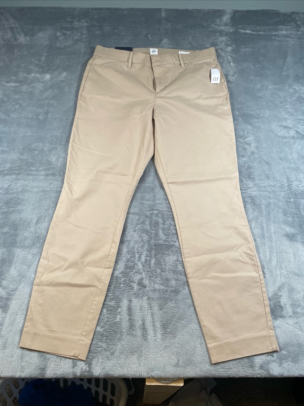 New Women’s Gap Signature Skinny Ankle Pants 12 Khaki Stretch NWT